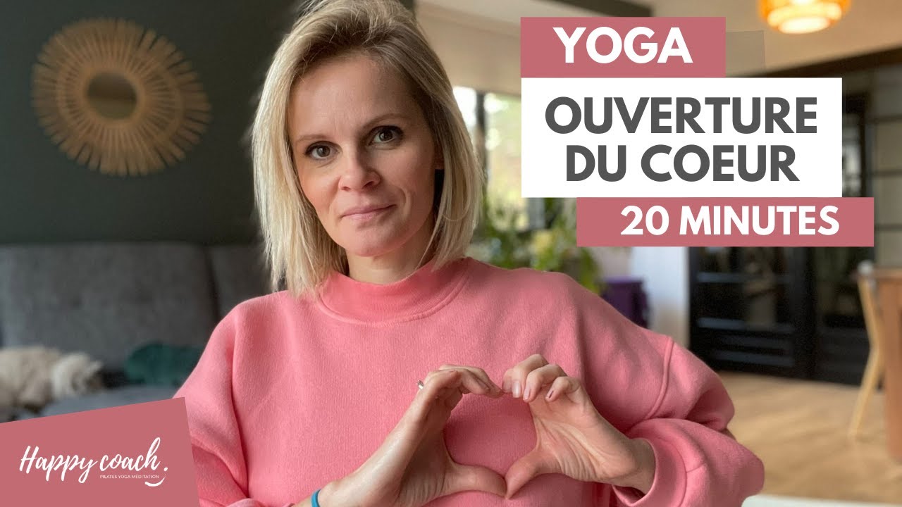 Yoga facile pour remplir son cœur de joie ♥️  Happy Coach