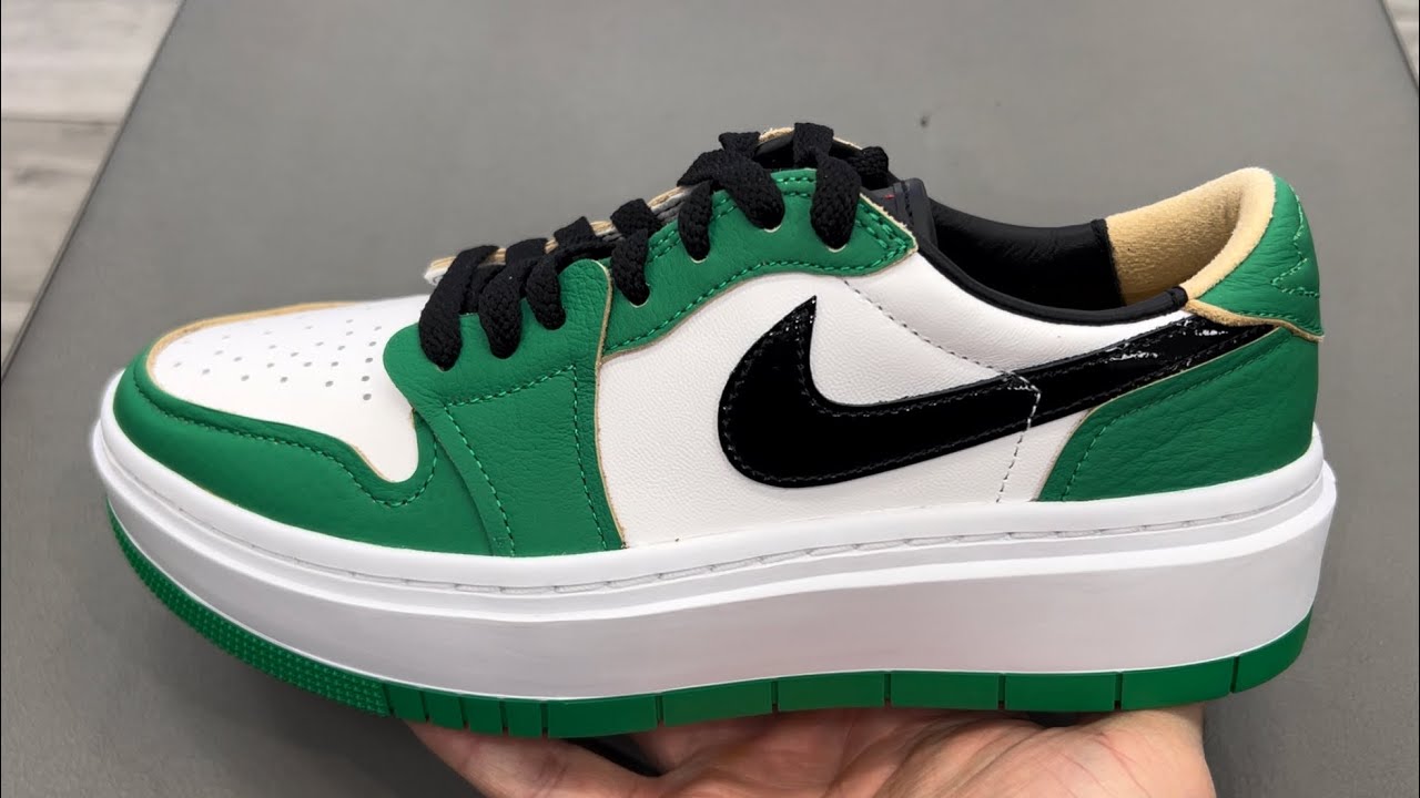 Jordan 1 Elevate Low Lucky Green Womens Shoes