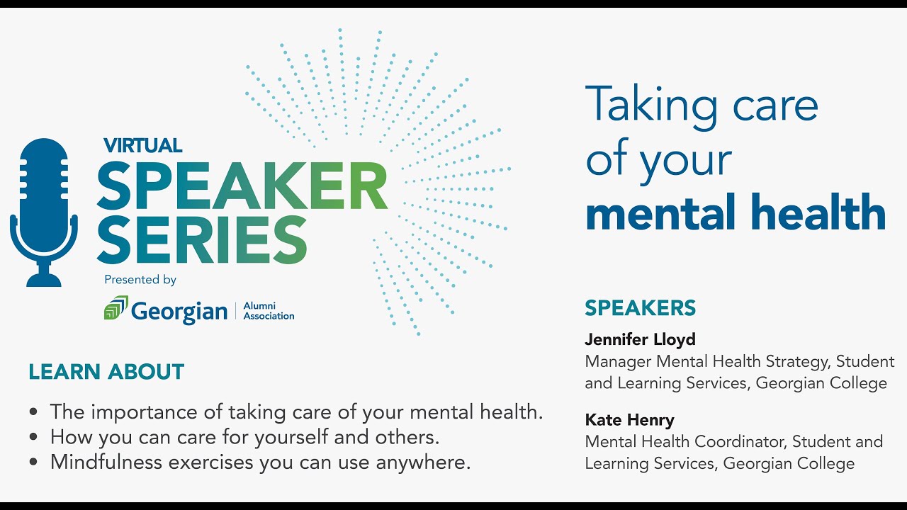 Taking care of your mental health - YouTube