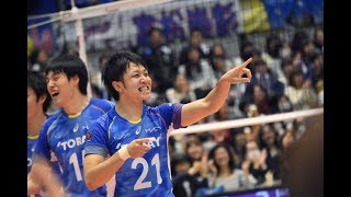 【バレーボール】トスワークすごい！どこからでもミドルを使えるセッター藤井直伸【男子バレー】volleyball