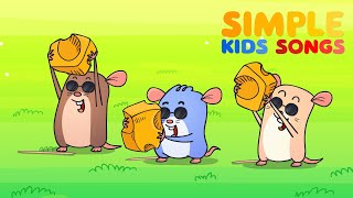 Three Blind Mice | Nursery Rhyme Song For Children | Simple Kids Songs | Video Music For Kids