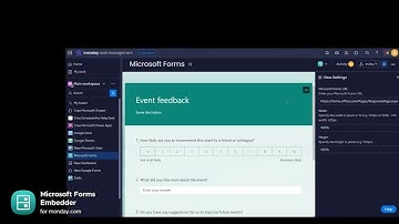 How to embed Microsoft Forms into monday.com in seconds | Presago integration guide