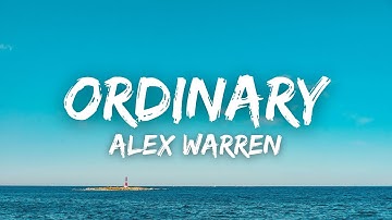 Thumbnail of Alex Warren - Ordinary (Lyrics)