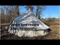 Vevor canvas bell tent review after 18 months