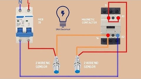 2 wire proximity AC sensor magnetic contactor connection | SRA Electrical