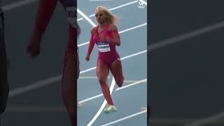 Sha'Carri Richardson Is TOO FAST 😳🏃‍♀️ #trackandfield #athletics #olympics #running #athlete