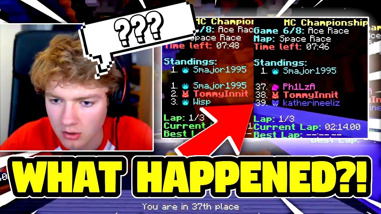 TommyInnit GETS SCAMMED & Goes From 2nd PLACE TO LAST in ACE RACE... (Minecraft Championship)