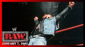 Triple H returns after a career-threatening injury: WWE Raw, January 7, 2002