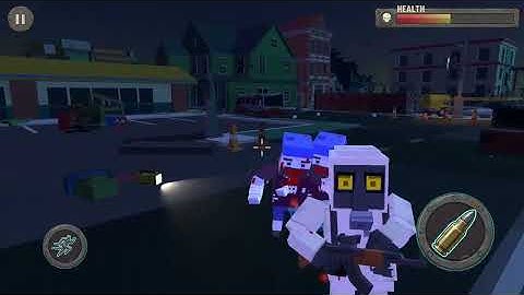 ZombStrike Arena 3D – Blocky Zombie Shooting Game | iOS Gameplay 