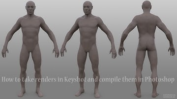 How to take renders in Keyshot and compile them in Photoshop