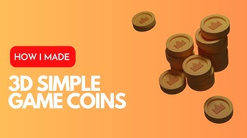 Blender 3D Simple Game Coins Tutorial - Blender 3.4.1