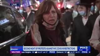 Night 2 of Boro Park Protests Turns Violent amid new COVID 'Hot Zone' Rules