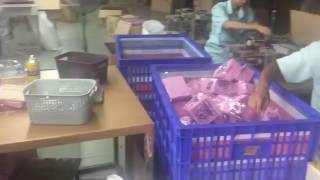 Good price Semi automatic Serviette tissue napkin paper making machine production line