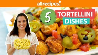 5 Easy Ways To Transform StoreBought Tortellini | Tortellini Pizza, Skewers, Stew, & Pasta Salad