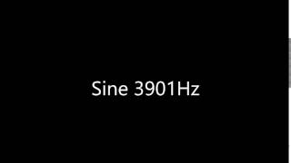 Sine 3901Hz Audio Only