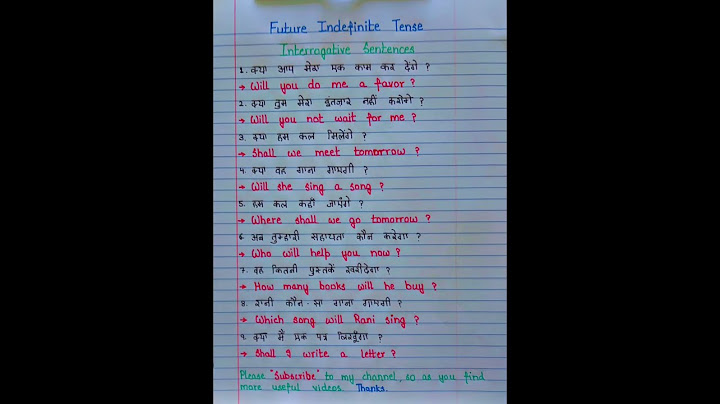 Interrogative Sentences - Future Indefinite Tense in Hindi trending#viral#shortvideo#shorts#trend