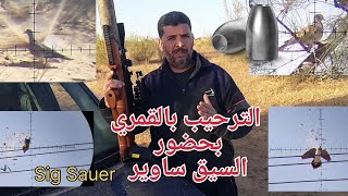 صيد وترحيب بالقمري هذا العام باستخدام جهاز المسافات سيق ساوير sig sauer