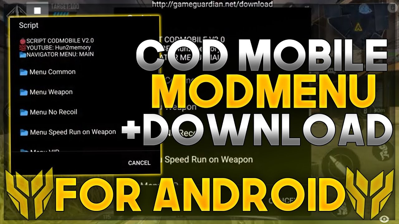 [Android] *NEW* CALL OF DUTY: MOBILE MODMENU (No Recoil, Unlimited Ammo &  More) +Download #RoadTo2k - 