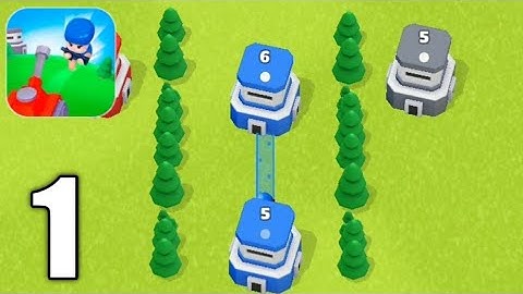 Tower War - Tactical Conquest level 1-10 Part 1 All levels Walkthrough Solution