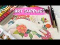 Art supplies I use for my illustrations 🌿|  Paint with me 🎨