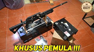 CARA MENGGUNAKAN POMPA SENAPAN ANGIN PCP ELEKTRIK PORTABEL KHUSUS PEMULA !!!