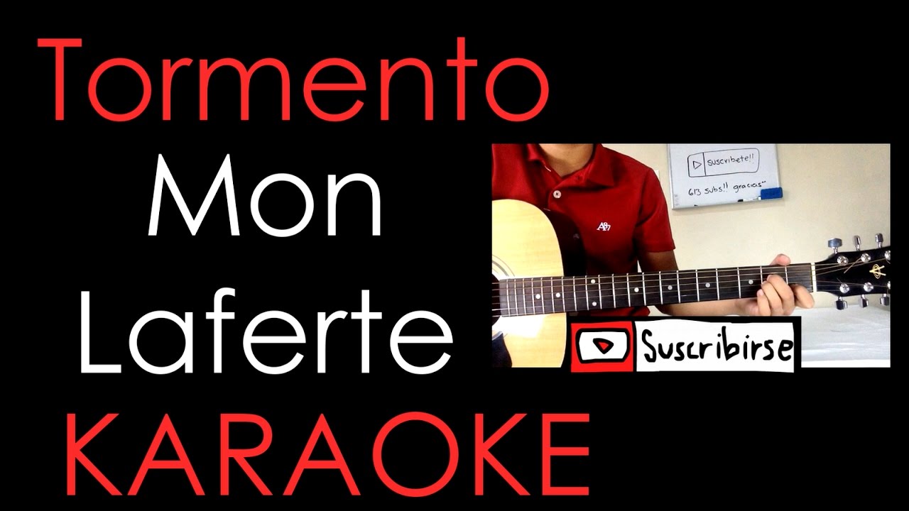 Tormento- Mon Laferte (Karaoke acústico) -Cover-