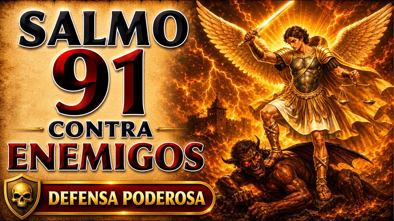SALMO 91 ORACIÓN A SAN MIGUEL ARCÁNGEL CONTRA ENEMIGOS, MALES Y