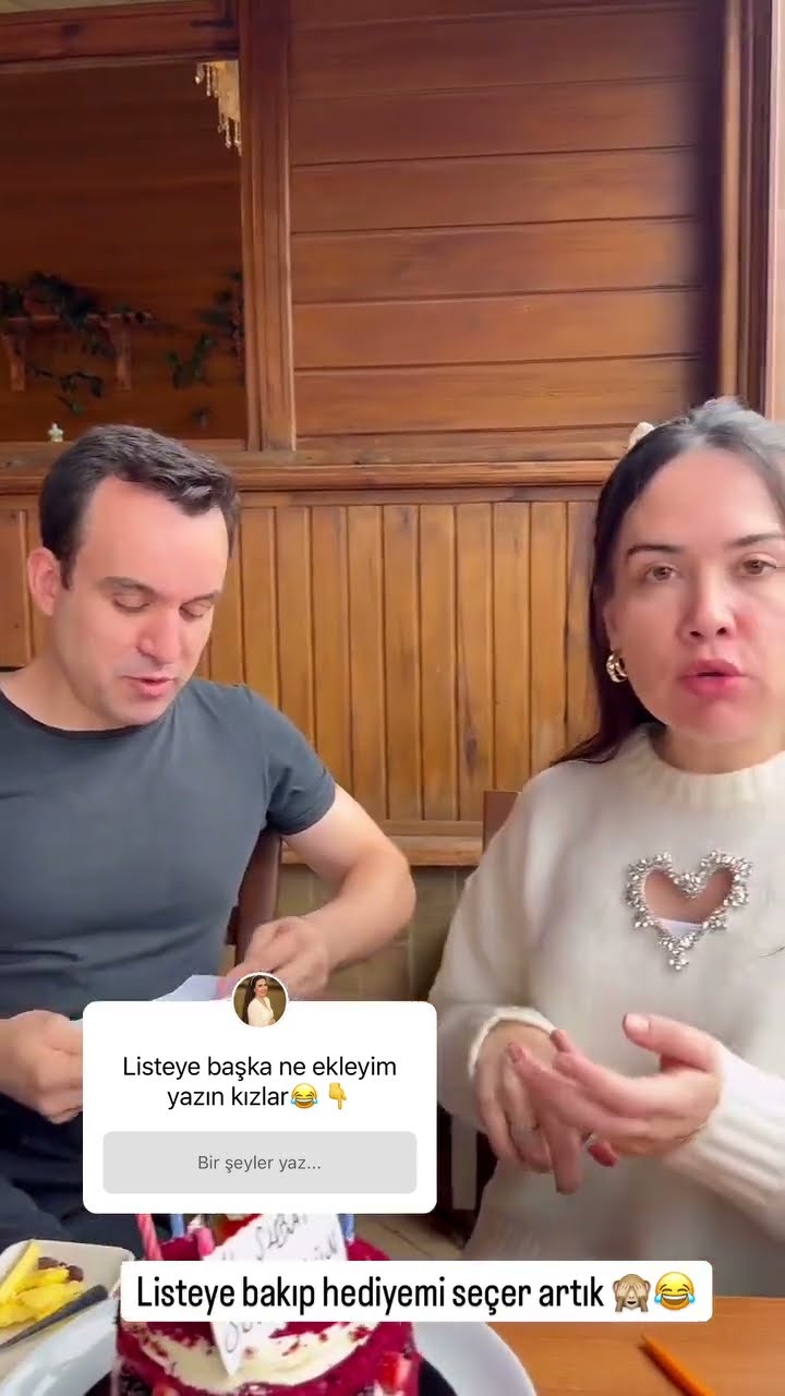 Listeye bakıp hediyemi seçer artık ?