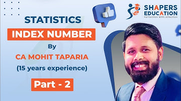 Ch. 1 Index number | PART 2 | 12th GSEB | 12th Gujarat Board | STATISTICS | CA MOHIT TAPARIA |