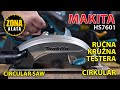 Makita HS7601 Rucni cirkular - Kruzna testera - Recenzija TEST 4K