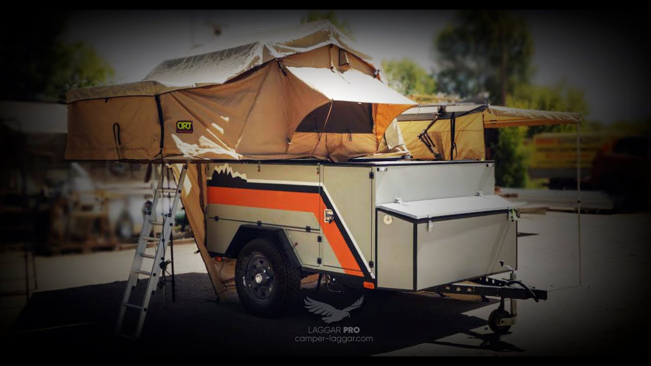 Видео обзор внедорожного прицепа кемпера от Лаггар Про | Off-road trailer / mini camper Laggar Pro