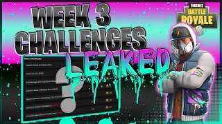 *LEAKED* Week 3 Challenges (How to Guide) | Fortnite: Battle Royale Update