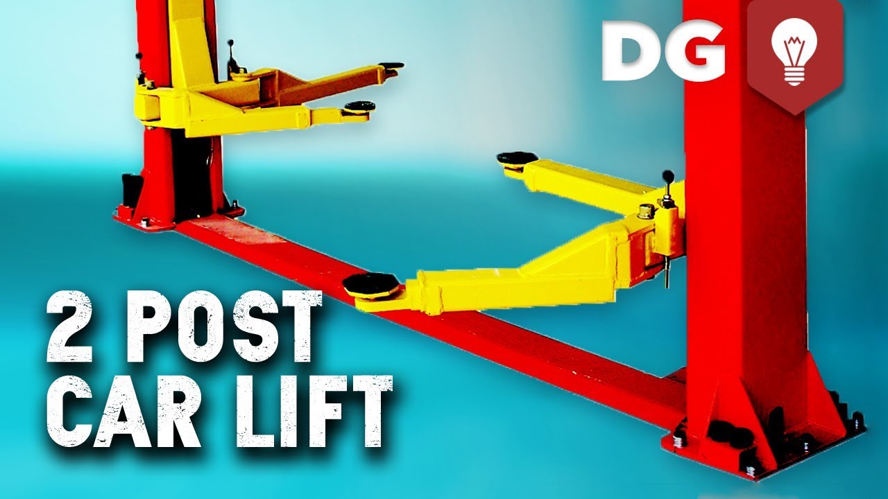 How To Install A 7000 lb 2 Post Car Lift - YouTube