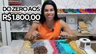 R$ 1.800,00 com bijuterias Começando Do ZERO!