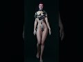 Cyberpunk Custom Metahuman inside Unreal Engine 5: Showcase Walk Cycle #characterdesign #metahuman