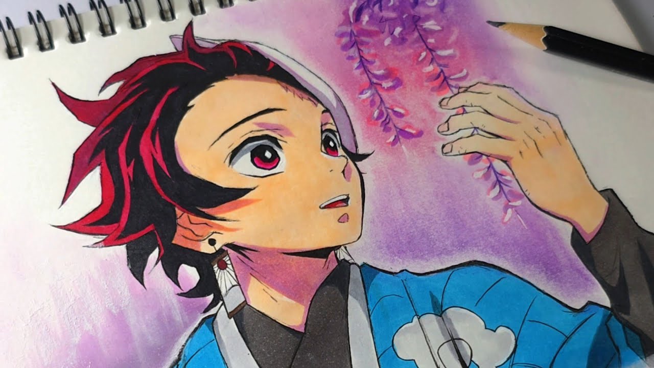 How to Draw Tanjiro Step by Step Easy Tutorial - YouTube