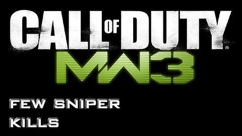 HD Call of Duty: Modern Warfare 3 - Few Sniper Kills on FFA