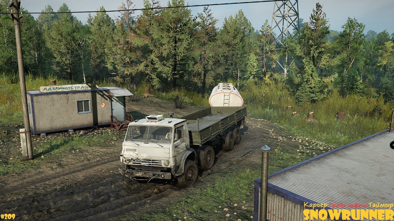 Snowrunner камаз 6350
