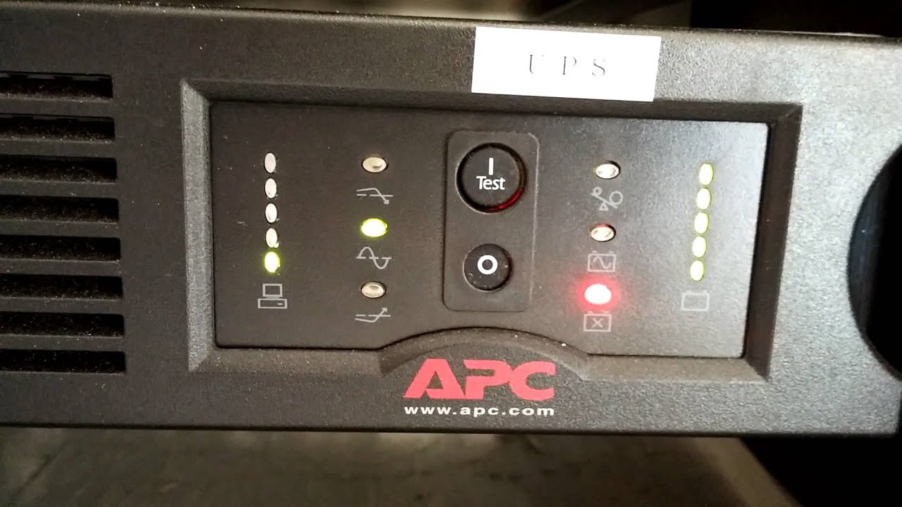 Apc 1500 Warning Lights
