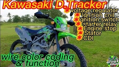 D-Tracker 150 Kawasaki Wiring & Color coding and it