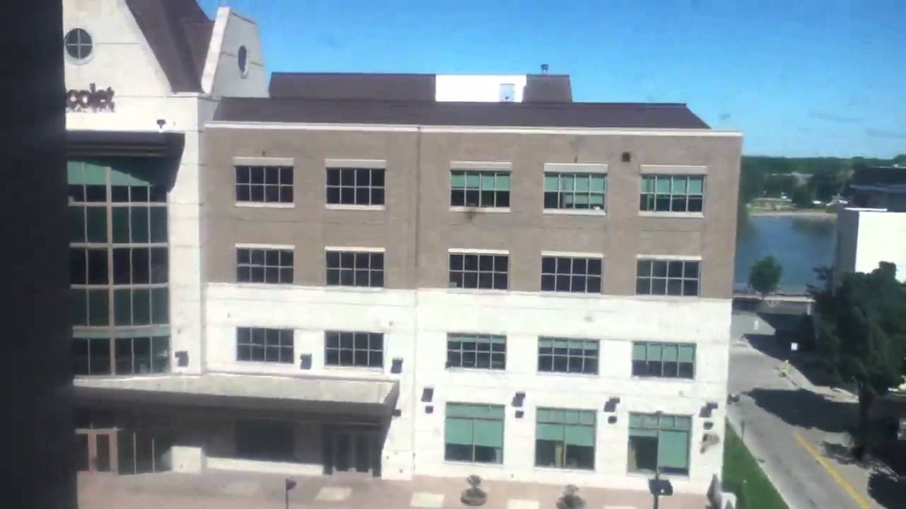 Schindler 400A Traction Scenic Elevator Cherry Street Parking Garage