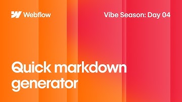 Vibe Season Day 4 | Making Your Site LLM-Friendly With a Custom Web App