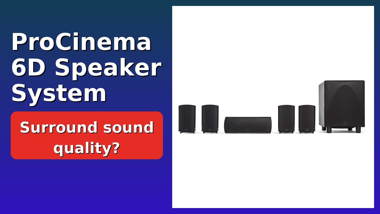 REVIEW (2026): ProCinema 6D Speaker System. Features.