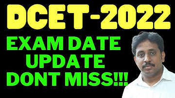 DCET Exam Update |DCET |DCET 2022 |Diploma Lateral Entry |Lateral Entry |Engineering Admissions