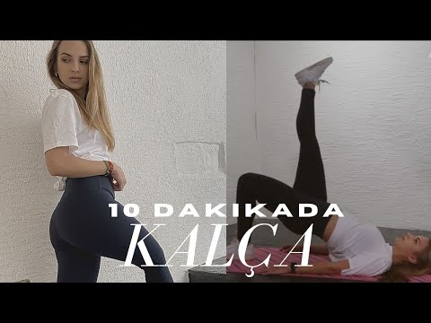 10 Dakikada Kalça Egzersizleri | Evde Spor