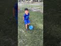 Wait for it… 😂⚽️ (soccer fail but he kept going!)