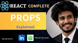 React Props Explained in Hindi | Props in React JS | React.js Tutorial for Beginners