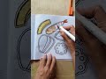Shrimp Tempura Coloring 🍤✨ Japanese Street Food
