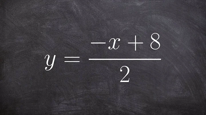 how to rewrite a linear equation so that you can find the slope and y intercept