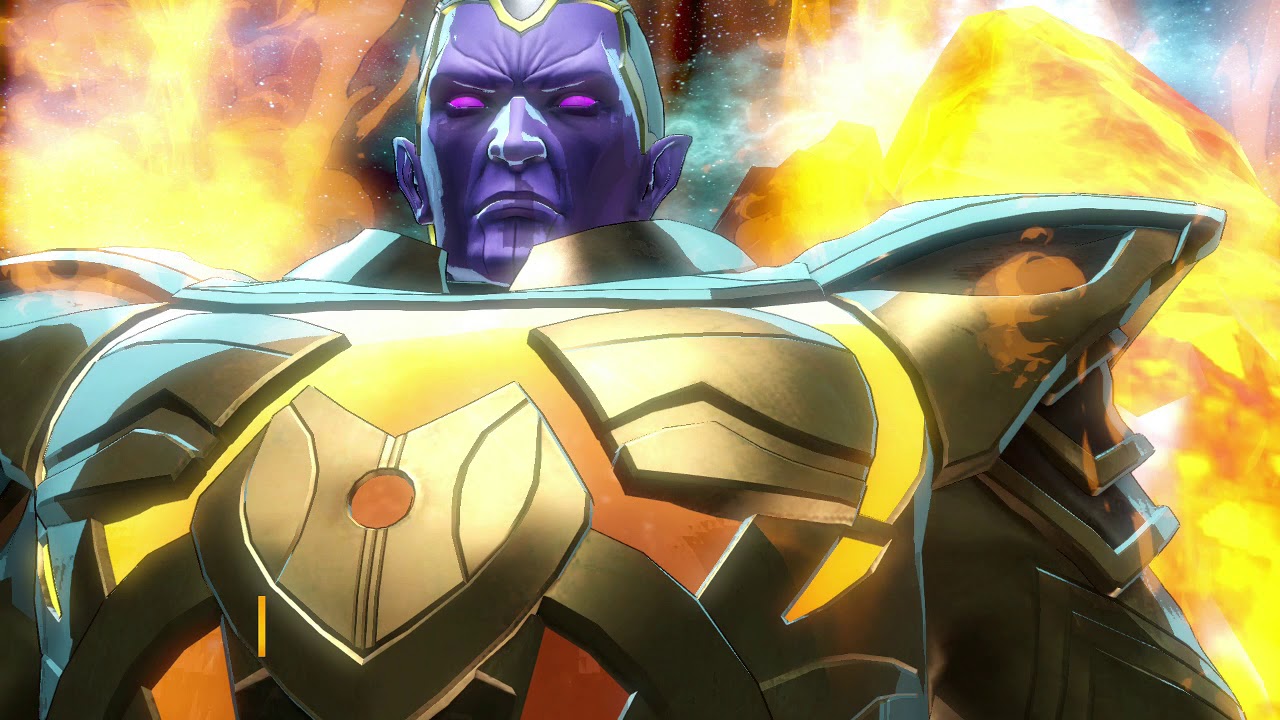 Marvel Ultimate Alliance 3 The Black Order – Infinity Armor Final Boss  Fight - Ending Cutscene 